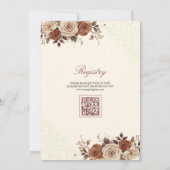 Invitation Western Cowgirl Bride équitation Fête des mariées  (Dos)