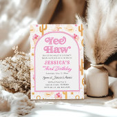 Invitation Western Cowgirl Third Rodeo 3rd Birthday Party