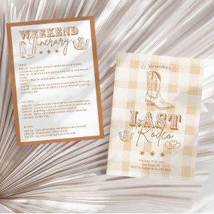 Invitation Western Dernier Rodeo Bachelorette Party