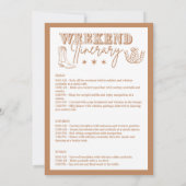 Invitation Western Dernier Rodeo Bachelorette Party (Dos)