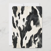 Invitation Western Farm Animal Cow (Dos)