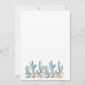 Invitation Western First Rodeo Baby Boy Anniversaire (Dos)