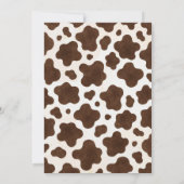 Invitation Western First Rodeo Wild West Cowboy Anniversaire (Dos)