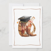 Invitation Western Graduation Advice for Graduate Card (Dos)