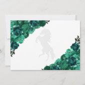 Invitation Western Green Charro Quinceañera Enregistrer La Da (Dos)