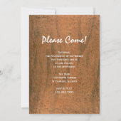 Invitation Western Horse Saddle Barn Party (Dos)