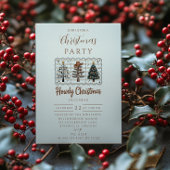 Invitation Western Howdy Cowboy Christmas