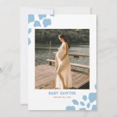 Invitation Western Little Cowboy Photo Baby Boy Douche (Dos)