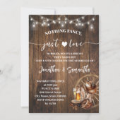 Invitation Western Nothing Fancy Just Love Elopement Mariage (Devant)