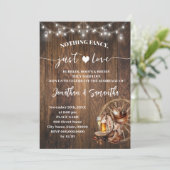 Invitation Western Nothing Fancy Just Love Elopement Mariage (Debout devant)