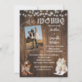 Invitation Western Nous faisons encore Mariage campagnard Ann (Devant)