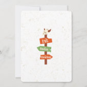 Invitation Western Premier anniversaire Rodeo Baby (Dos)