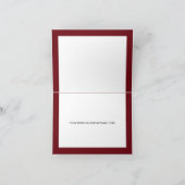 Invitation Western Red Roses Charra Quinceanera Merci (Intérieur)