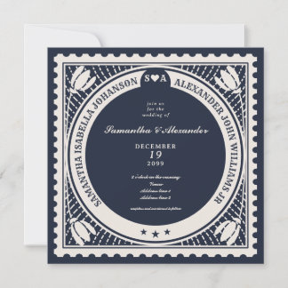 Invitation Western Rustic Country QR Code Vintage Wedding