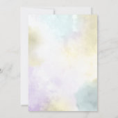 Invitation Western Rustic Floral fête d'anniversaire (Dos)