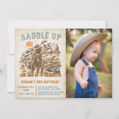 Invitation Western Saddle Up Et Rejoignez-Nous Pour Photo Ann (Devant)