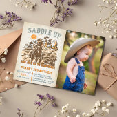 Invitation Western Saddle Up Et Rejoignez-Nous Pour Photo Ann