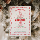 Invitation Western Saddle Up Holiday Hoedown Party