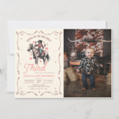 Invitation Western Saddle Up pour le 3ème anniversaire de not (Devant)