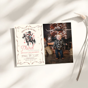 Invitation Western Saddle Up pour le 3ème anniversaire de not