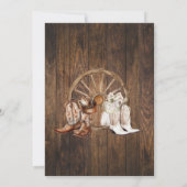 Invitation Western Said I do BBQ After Country Wedding (Dos)