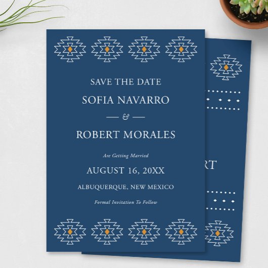 Invitation Western Save The Date Card, Rio Rancho Suite