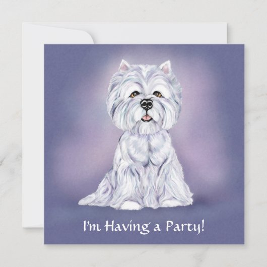 Invitation Westie Sit (Devant)