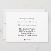 Invitation We've Moved/New Address , watercolor Christmas (Dos)
