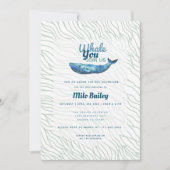 Invitation Whale Adventure | Océan| Sous la mer Anniversaire (Devant)