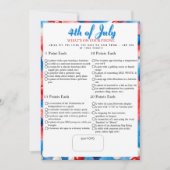 Invitation What’s in Your Phone? 4th of July Game Beads card (Devant)