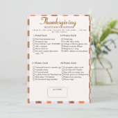 Invitation What’s in Your Phone? Retro thanksgiving Game  (Debout devant)