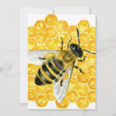 Invitation What Will Baby Bee Rustic Honeycomb Gender Reveal (Dos)