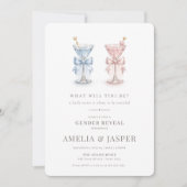 Invitation What Will Tini Be Gender Reveal (Devant)