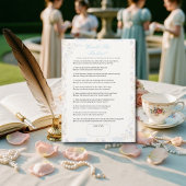 Invitation What Would She Choose? Floral Bridal Shower game