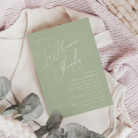 Whimsage Green Minuscule Baby shower humain