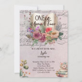 Invitation Whimsal Fairytale Story Book First Birthday (Devant)