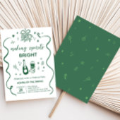 Invitation Whimsal Rendre les esprits brillants fête de Noël