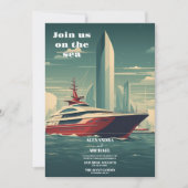 Invitation Whimscape Cruise Palm Mariage (Devant)