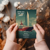 Invitation Whimscape Cruise Palm Mariage