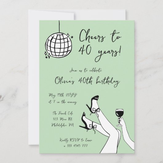 Invitation Whimsday Birthday Party (Devant)