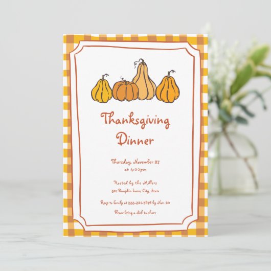 Invitation Whimsgiving Diner (Debout devant)