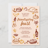 Invitation Whimsgiving Friendsgiving Dîner sur mesure (Devant)