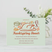 Invitation Whimsgiving Friendsgiving Dîner sur mesure (Debout devant)