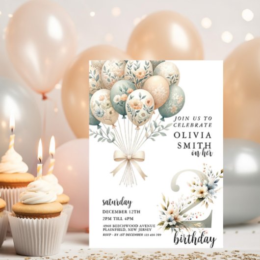 Invitation Whimsical 2e anniversaire