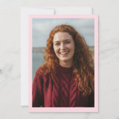 Invitation Whimsical 50 and Fabulous Doodle and Bow Photo (Dos)