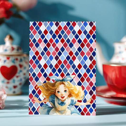 Invitation Whimsical Alice in ONEDERLAND 1st Birthday Party