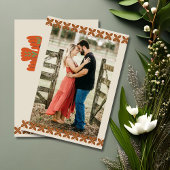 Invitation Whimsical Birds Folk Art Enregistrer la date