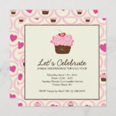 Invitation Whimsical Birthday Party (Devant / Derrière)