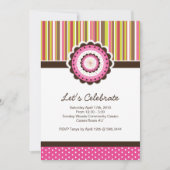 Invitation Whimsical Birthday Party (Devant)