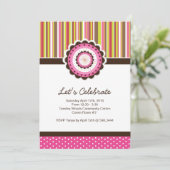 Invitation Whimsical Birthday Party (Debout devant)